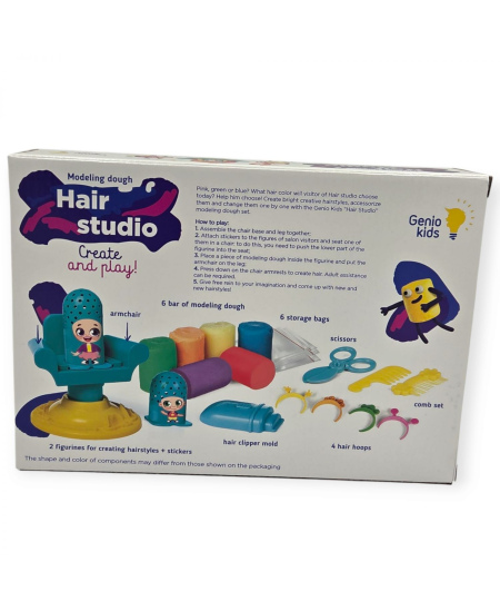 Kūrybinis modelino rinkinys Kirpykla GENIO KIDS