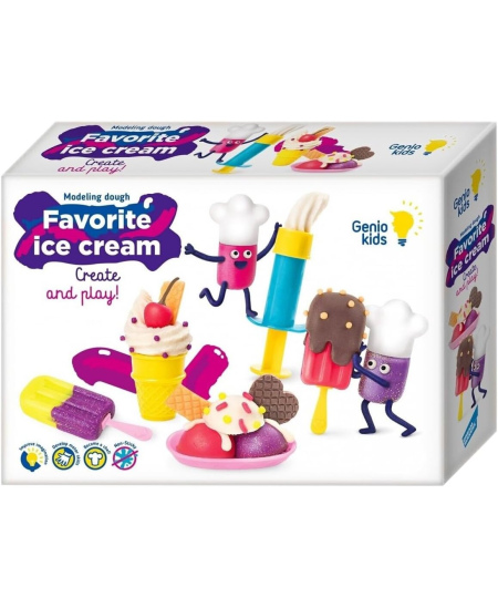 Kūrybinis modelino rinkinys Ledainė GENIO KIDS
