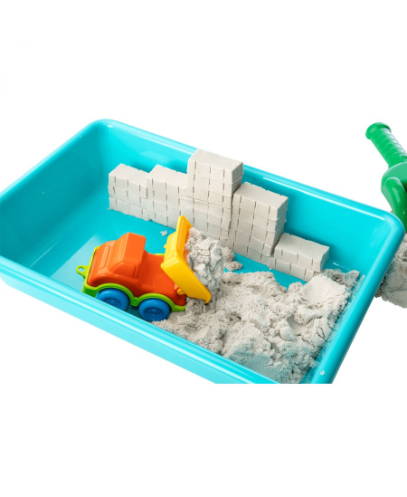Rinkinys GENIO KIDS išmanusis smėlis su smėliadėže Big Construction, 1 kg