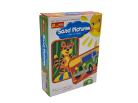 Ranok piešimas smėliu 2 paveiksliukai Džipas ir tigriukas