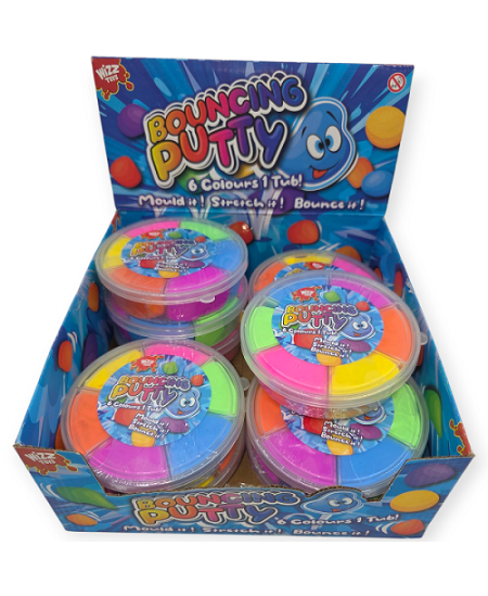 Lengva lipdymo masė WIZZ TOYS, 6 spalvos