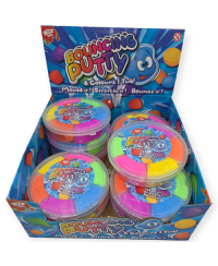 WIZZ TOYS lengva lipdymo masė, 6 spalvos