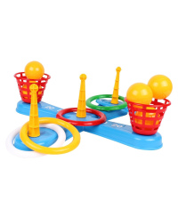 Technok žaidimas Užmesk žiedą su kamuoliukais 46.5 cm