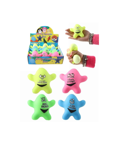 Antistresinė suspaudžiama jūros žvaigždė, 10.5 cm