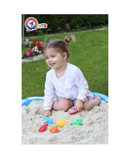 Smėlio formelių rinkinys TECHNOK, 6 vnt.