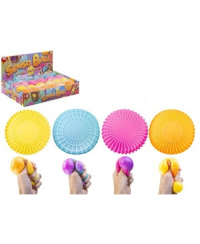 Antistresinis žaislas neoninis kamuoliukas 5 cm