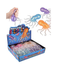 Antistresinis suspaudžiamas aštuonkojis 10 cm