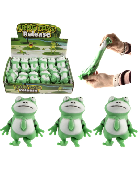 Antistresinė smėliu pripildyta Varlė, 9,5 cm