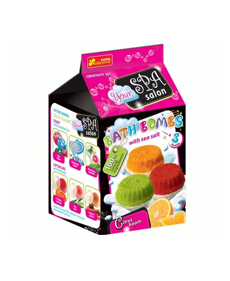 Vonios bombos ir druskos rinkinis Citruso sprogimas RANOK (LT)