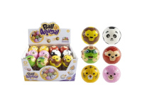 Kamuoliukas su gyvūnų veidukais, 6 cm