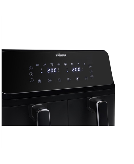 Tristar Double Basket Airfryer | FR-9026 | Power 2700 W | Capacity 8 L | Black