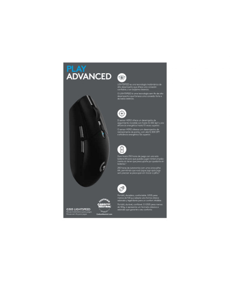Logitech Mouse G305 black 910-005283 | Logitech