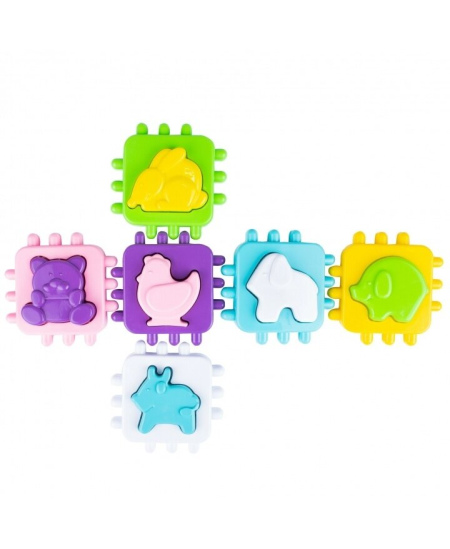 Žaislinis loginis kubelis FANCY BABY