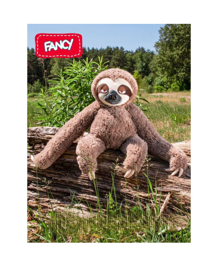 Minkštas žaislas FANCY tinginys Braunis, 57 cm