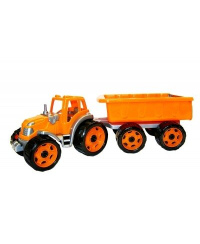 Technok traktorius su priekaba 54 cm