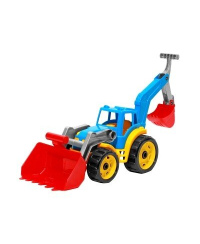 Technok traktorius su dviem kaušais 50 cm