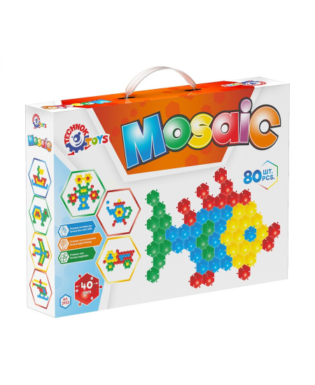 Žaidimas Mozaika TECHNOK, 80 detalių