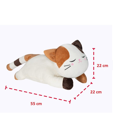 Minkštas žaislas pagalvė FANCY Katinas Keksas, 50 cm