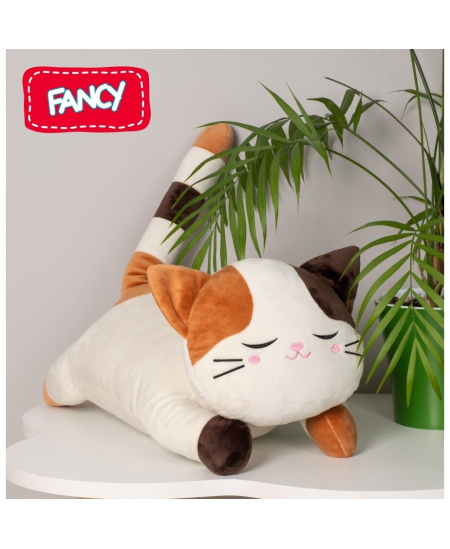 Minkštas žaislas pagalvė FANCY Katinas Keksas, 50 cm