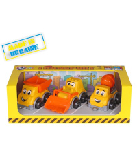 Technok mini statybos transporto rinkinys 3 vnt