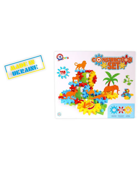 Konstruktorius su krumpliaračiais TECHNOK Gyvūnai, 118 detalių