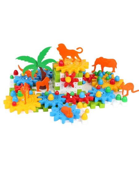 Konstruktorius su krumpliaračiais TECHNOK Gyvūnai, 118 detalių