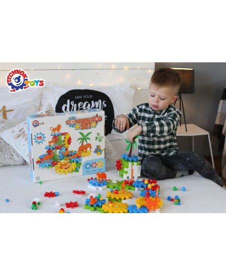 Konstruktorius su krumpliaračiais TECHNOK Gyvūnai, 118 detalių