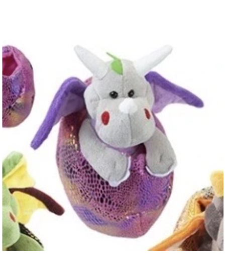 Minkštas žaislas "Drakonas kiaušinyje", 20 cm