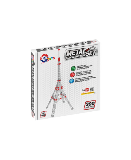 Metalinis konstruktorius TECHNOK Eifelio bokštas, 200 vnt.