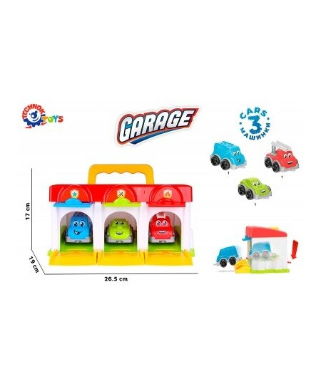 Garažas TECHNOK su mašinėlėmis, 8416