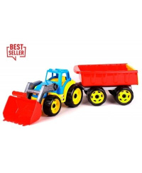 Technok traktorius su priekaba 60 cm