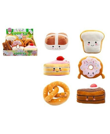 Minkštas pliušinis skrebutis SOFTLINGS FOODIES, 15 cm