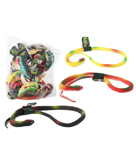 Antistresinė guminė gyvatė, 70 cm