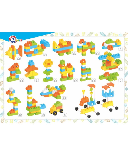 Konstruktorius TECHNOK lagamine, 90 detalių, 6085