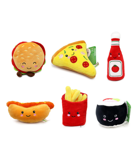 Minkšta pliušinė pica SOFTLINGS FOODIES, 16 cm