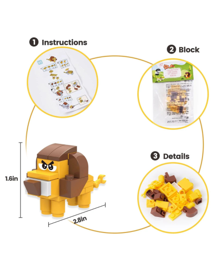 Mini konstruktorius Animal Kingdom