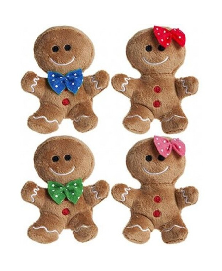 Minkštas žaislas sausainis - imbierinis meduolis, 15 cm