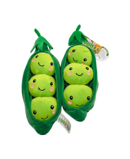 Minkštas žaislas žirneliai SOFTLINGS FOODIES, 16 cm