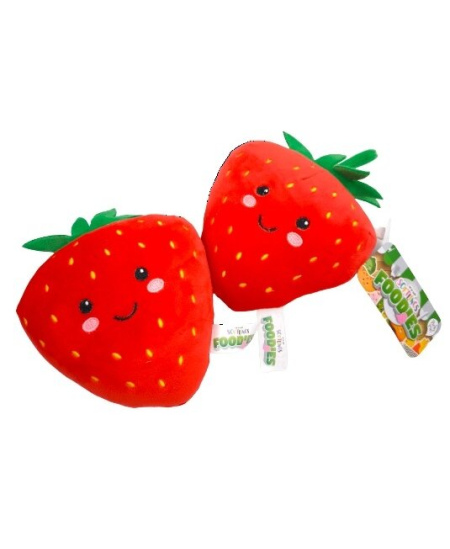 Minkštas žaislas braškė SOFTLINGS FOODIES, 16 cm