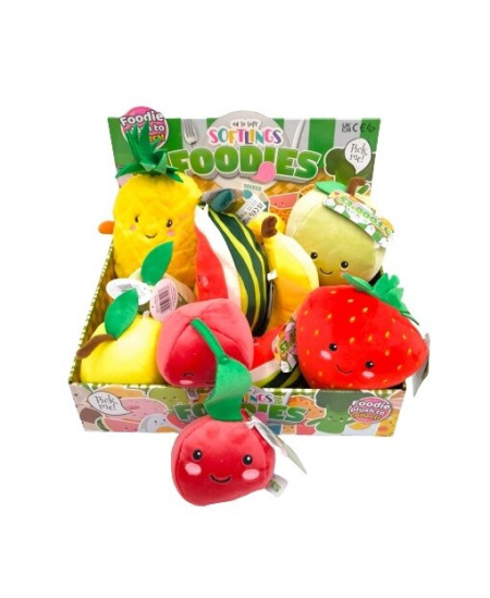 „Gemini“ pasakė Minkštas žaislas obuolys SOFTLINGS FOODIES, 16 cm
