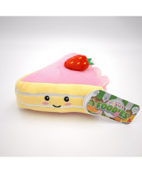 Softlings Foodies minkštas pliušinis braškinis tortas 16 cm