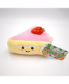 Minkštas pliušinis braškinis tortas SOFTLINGS FOODIES, 16 cm
