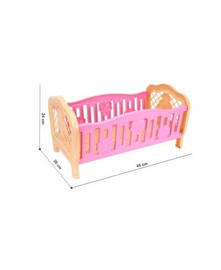 Lovytė lėlei su pataliukais TECHNOK