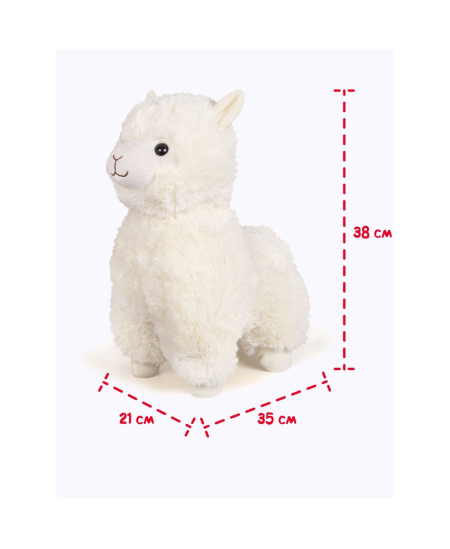 Minkšta alpaka FANCY, 38 cm