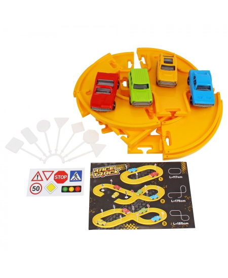 Automobilių trasa su mašinytėmis TECHNOK