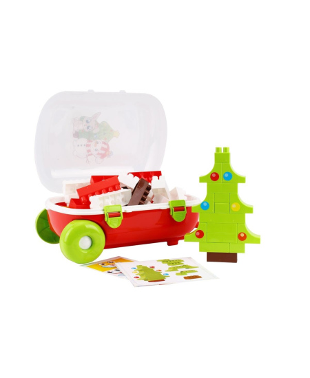 Kalėdinis konstruktorius TECHNOK lagamine, 87 detalių, 8805