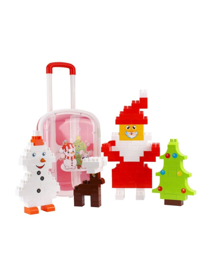 Kalėdinis konstruktorius TECHNOK lagamine, 87 detalių, 8805