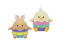 Minkštas žaislas "Kiaušinio formos gyvūnėlis", 20 cm