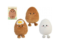 Pliušinis žaislas SOFTLINGS FOODIES "Šokoladinis kiaušinis dėžutėje", 17 cm
