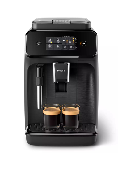 Philips | Espresso Coffee maker | EP1220/00 | Pump pressure 15 bar | Built-in milk frother | Fully automatic | 1500 W | Black